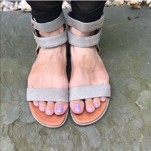 Gentle Souls Gladiator Sandals - “Breaking News”